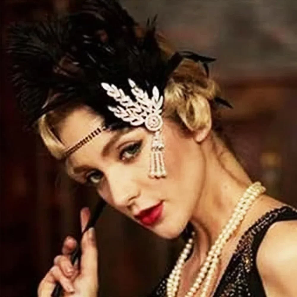 Flapper Feather Headband